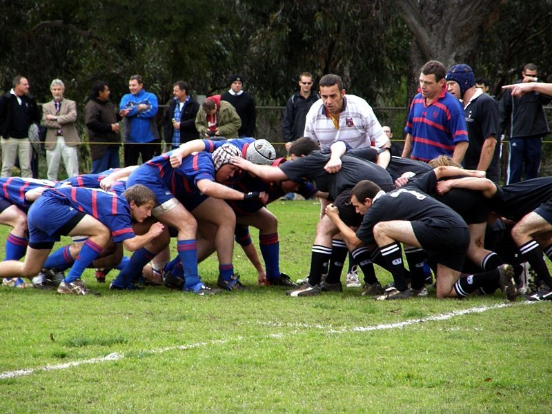3rd XV scrum